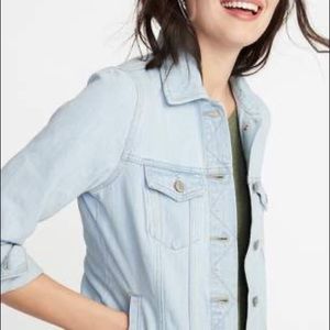 Light wash denim jacket